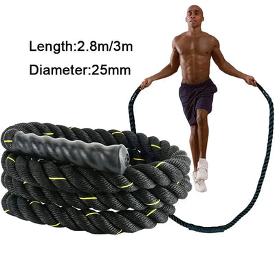 Corde à sauter lourde pour fitness - corde épaisse - SPT587